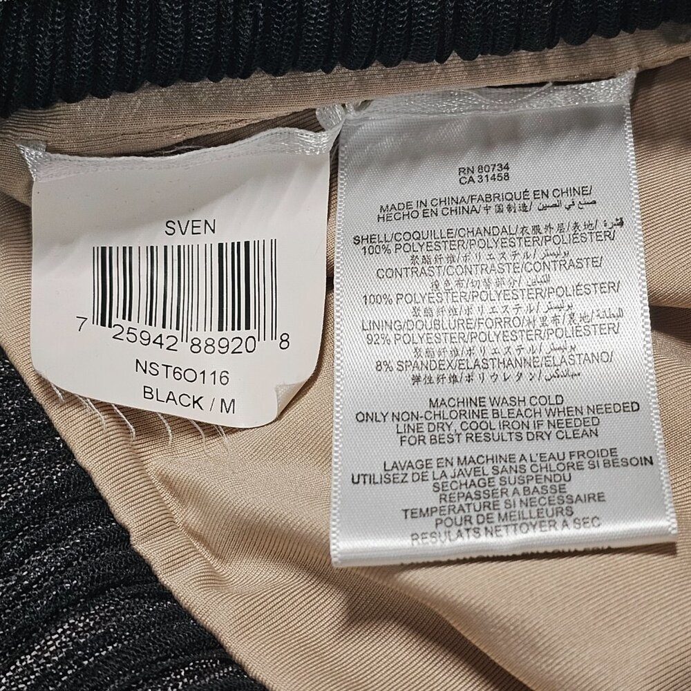 BCBG MaxAzria Sven Sleeveless Mini Dress Women Size M Black Lined Mesh - Picture 15 of 15